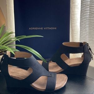 Adrienne Vittadini Black Wedges